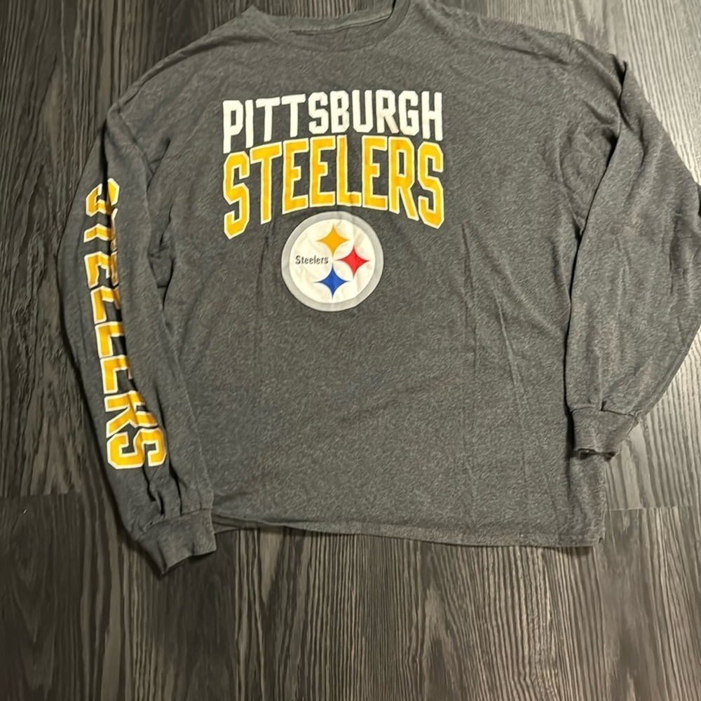 🍍JUNK FOOD PITTSBURGH STEELERS LONG SLEEVE SHIRT🍍SZ XXL